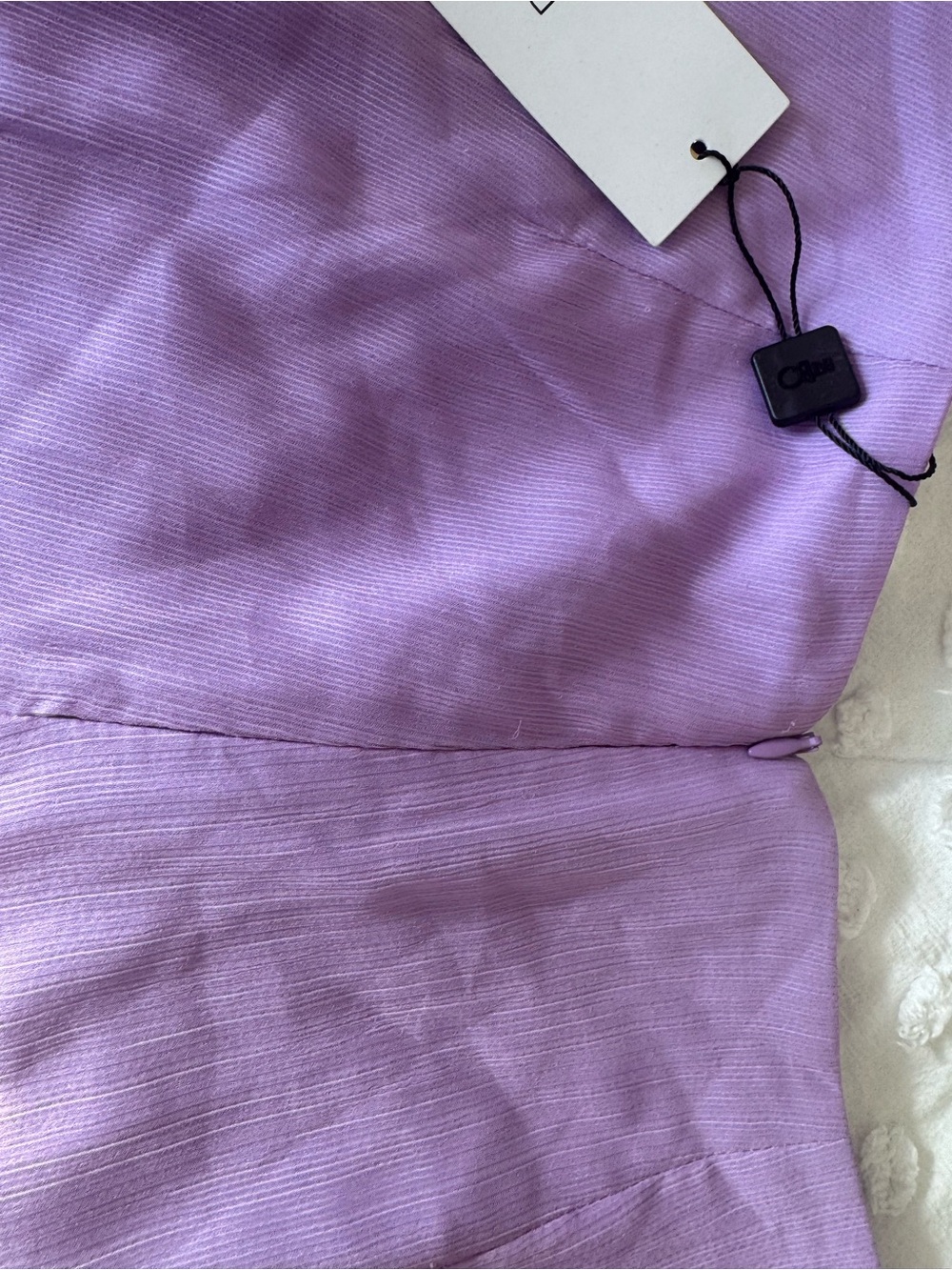 PatBO Lavender Ruffle Mini Shorts - Picture 2 of 7